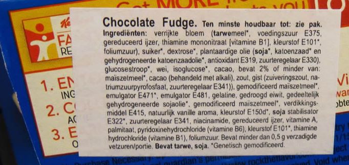 Jumbo Pop Tarts Chocolate Fudge GMO wheat, GGO tarwe