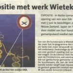 Uitkrant Ede. Unieke expositie met werk Wieteke