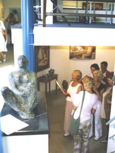 Galerie Posthhuys te Texel, bezoekers gentechvrije expo