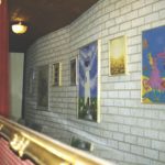 Vlissingen Arsenaal, wand met schilderijen van de gentechvrije expositie