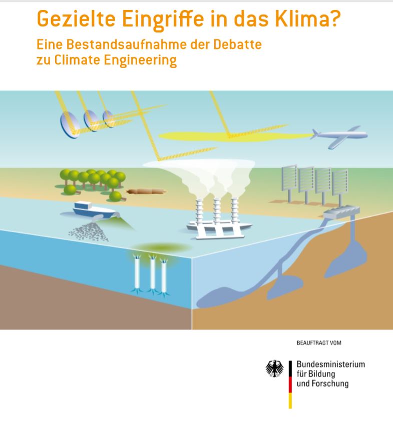 Chemtrails onderzoek Duits ministerie voorblad 2011